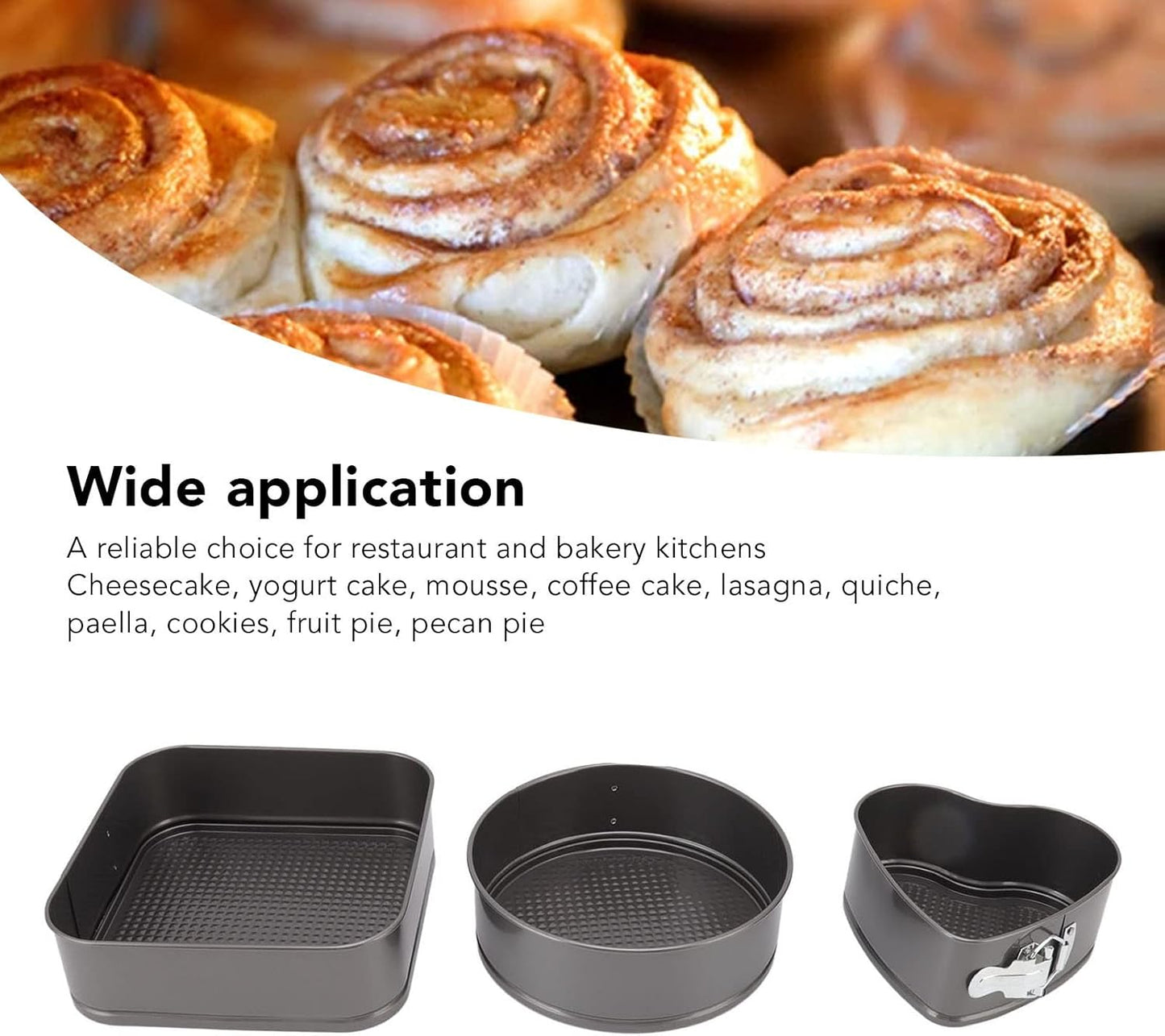 Juego De Moldes Para Pasteles Springform X3PC