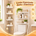 Combo Organizador Baño + Esquinero