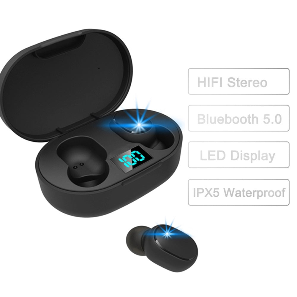 Audífonos Bluetooth Redmi Airdots Tactil con pantalla Cajas Azul