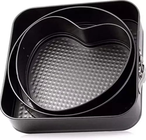 Juego De Moldes Figuras Desmontable Antiadherente X 3