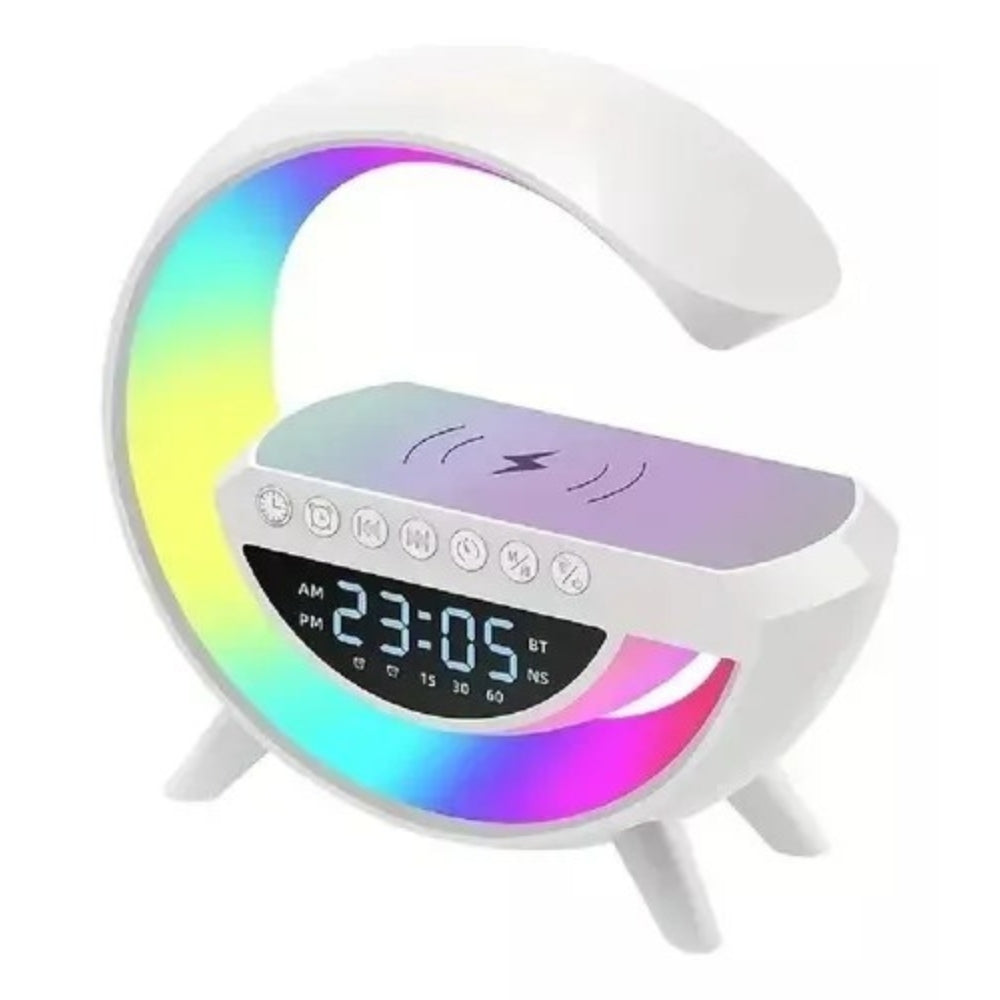 Lampara Tik Tok Bocina Parlante Cargador Inalámbrico Bluetooth Recargable 