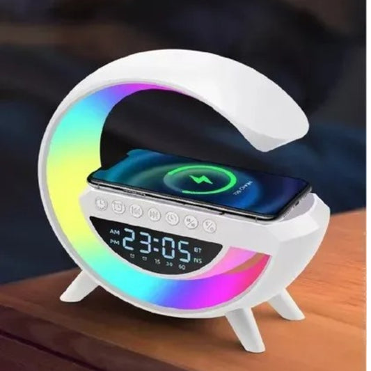 Lampara Tik Tok Bocina Parlante Cargador Inalámbrico Bluetooth Recargable 