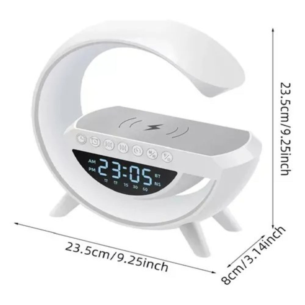 Lampara Tik Tok Bocina Parlante Cargador Inalámbrico Bluetooth Recargable 