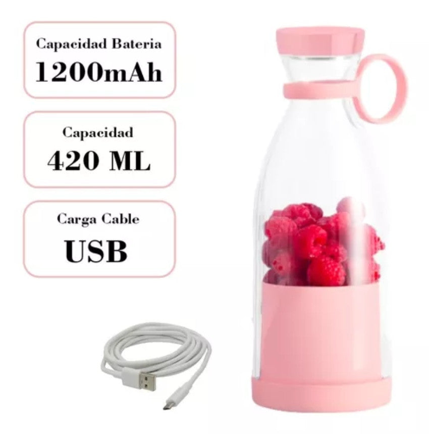 licuador portatil 380ml botella