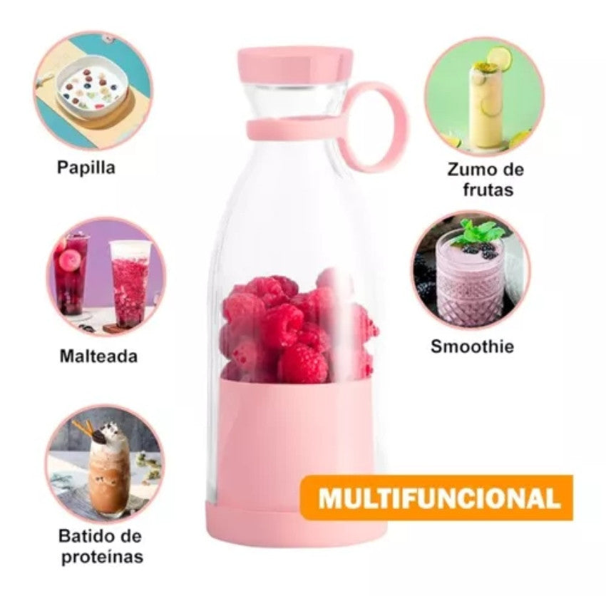 licuador portatil 380ml botella
