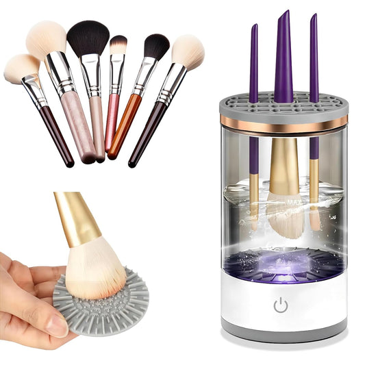 Maquina Lavadora De Brochas De Maquillaje Electrica