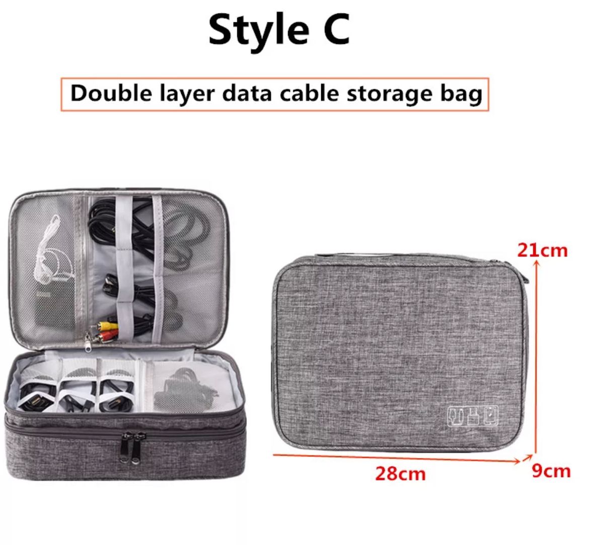 ORGANIZADOR CABLES 2 NIVELES