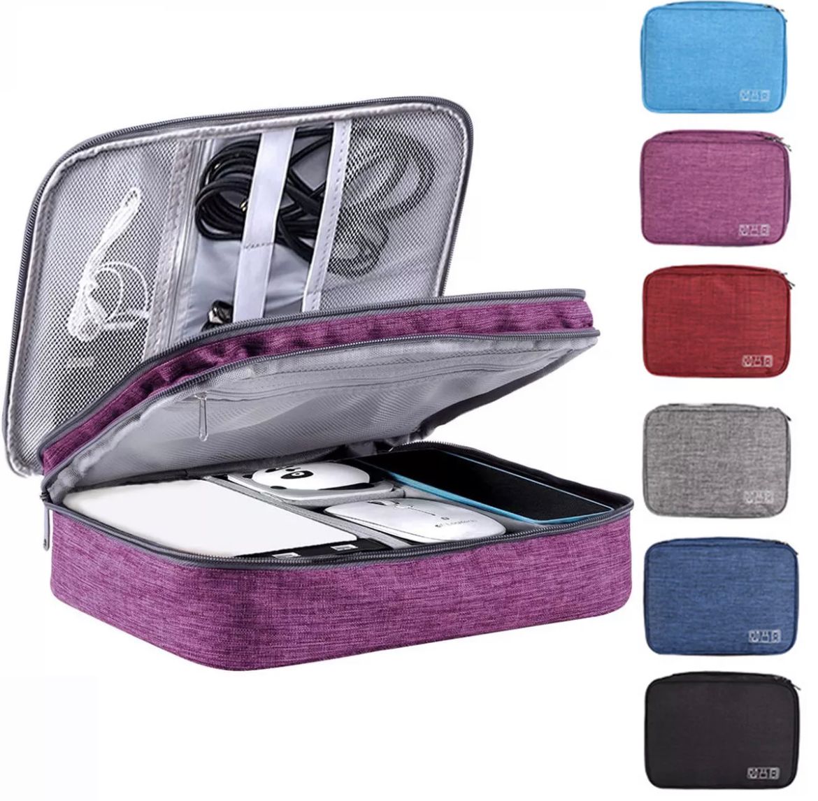 ORGANIZADOR CABLES 2 NIVELES