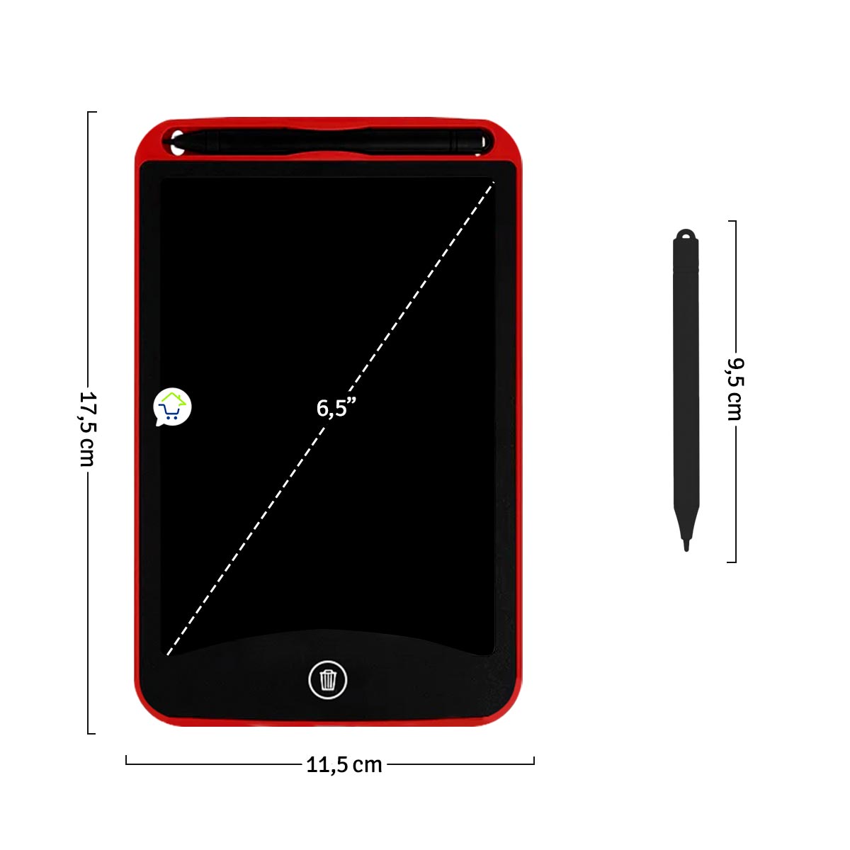 Tableta Mágica Pequeña LCD Digital Dibujo Escritura Niños BB6501