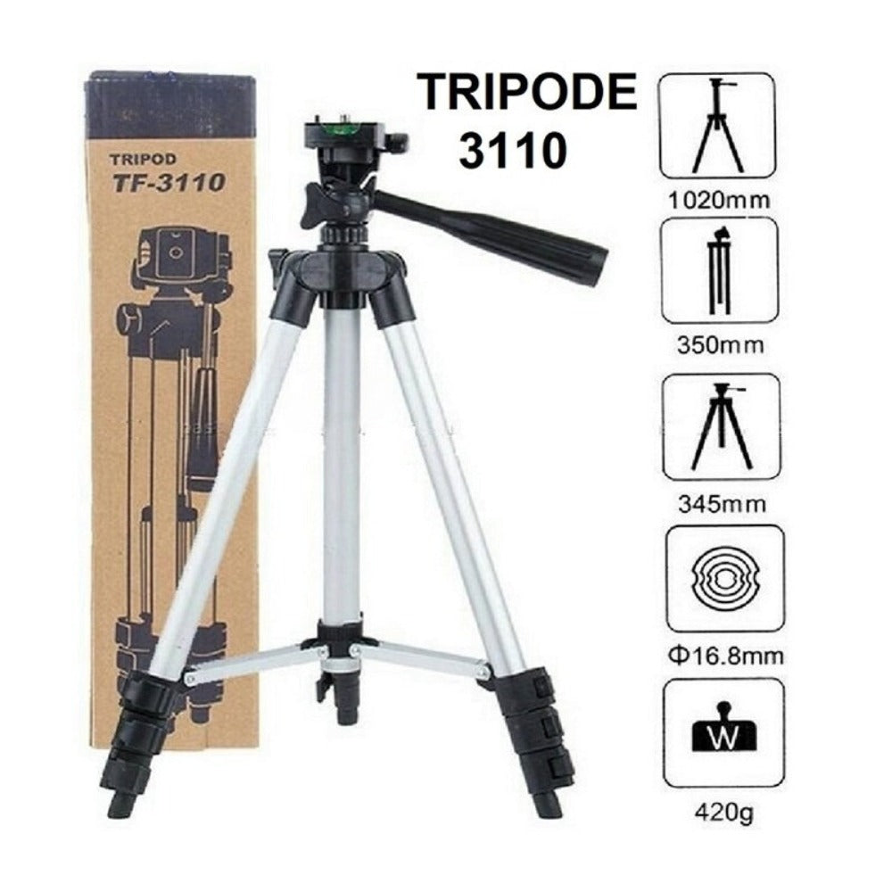 Trípode Soporte De Fotografia 3110 Para Cámaras Livianas  Y Celular